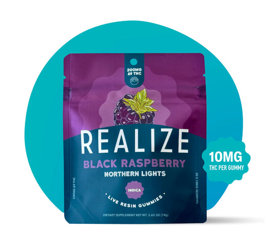 Realize Live Resin Gummies – Northern Lights Indica 200mg