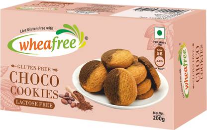 wheafree Choco Cookies - Gluten Free - Pack of 3 (200g each) Cookies Biscuit  (3 x 200 g)