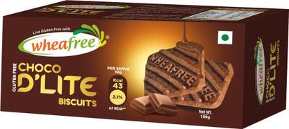 wheafree Choco D'Lite Biscuits - Gluten Free - Pack of 6 (100g each) Cookies Biscuit  (6 x 100 g)